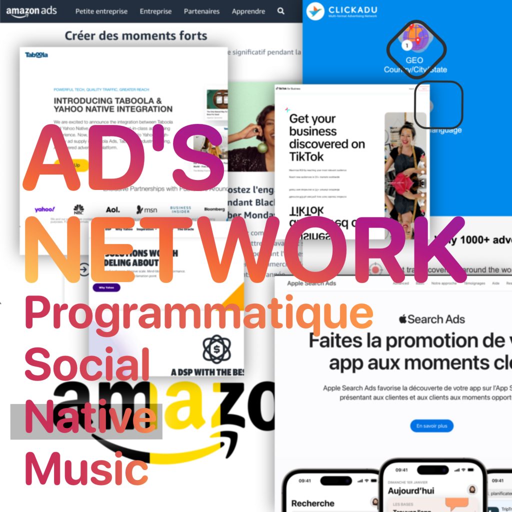 Best skyline of Linked Ad's and Ad's Network - 2024 Advertising network Réseaux publicitaires 2024